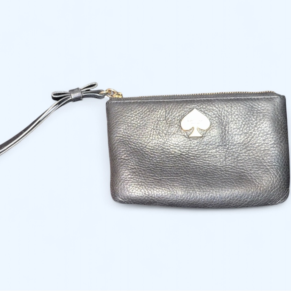 Kate Spade Black Leather Wristlet